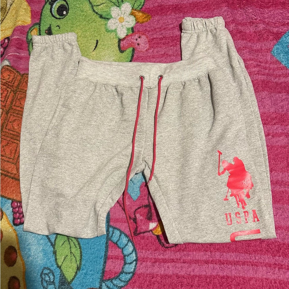 U.S. Polo Assn. Gray Sweatpants